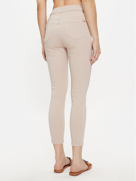 Morgan Morgan Jeansy 241-POLIA1 Beżowy Skinny Fit