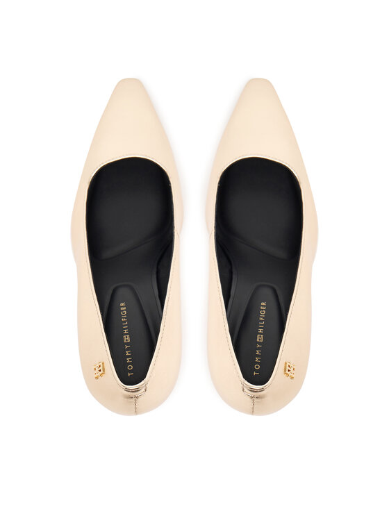 Tommy Hilfiger Tommy Hilfiger Lodičky Logo Metallic Pump Slanted Hl FW0FW08994 Zlatá