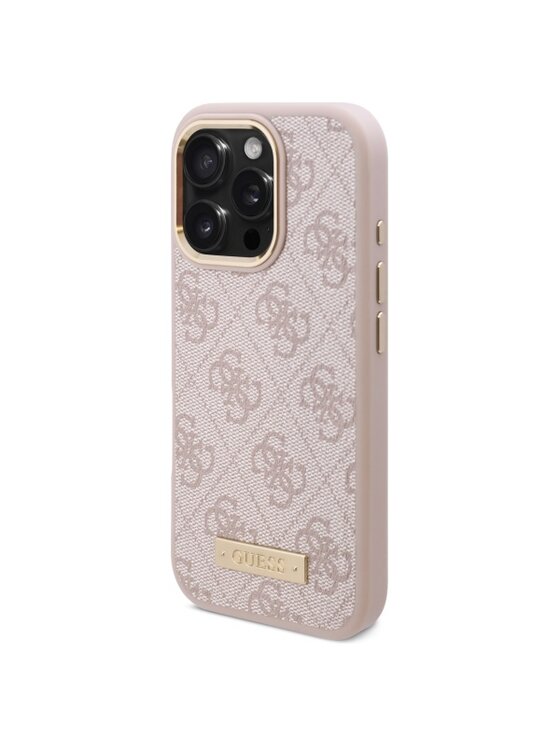 Etui na telefon Guess, Różowe, iPhone 16 Pro Max