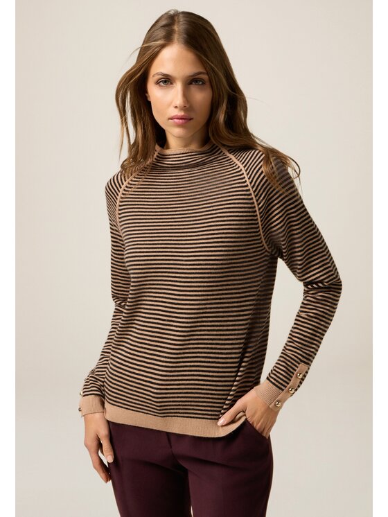 Oltre Oltre Maglione M334J005074N0Z3 Crema Regular Fit