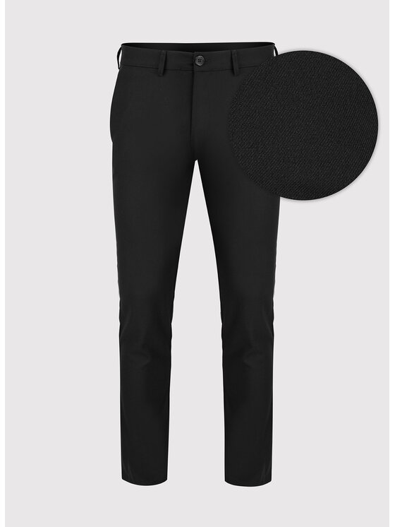 Pako Lorente Pako Lorente Chinosy P22WF-WX-003 Czarny Classic Fit