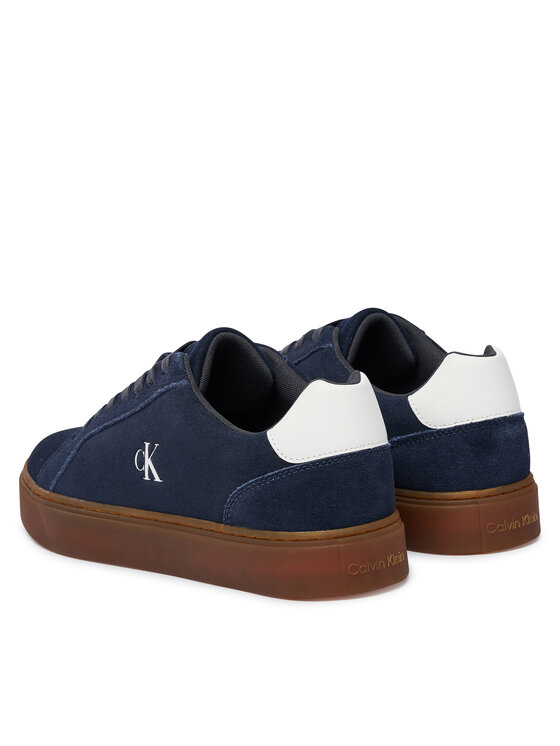 Calvin Klein Calvin Klein Sneakersy Classic Cupsole Laceup Su YM0YM01434 Tmavomodrá