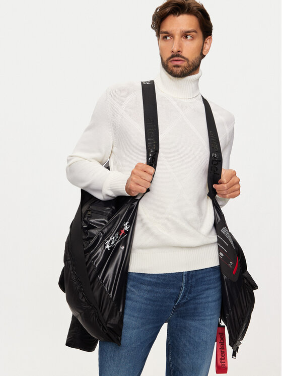 AFTER LABEL AFTER LABEL Μπουφάν πουπουλένιο Colonia A00016 Μαύρο Regular Fit