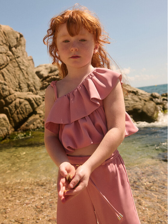 Abel & Lula Abel & Lula Komplet bluza in hlače 5283 Roza Regular Fit