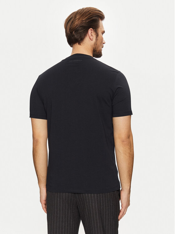 KARL LAGERFELD KARL LAGERFELD Tričko 755710 551224 Tmavomodrá Regular Fit