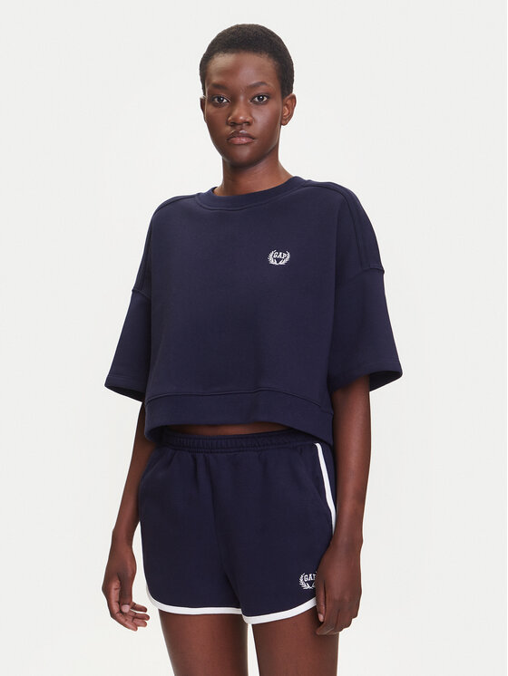 Gap Gap Pulóver 778442-00 Sötétkék Oversize