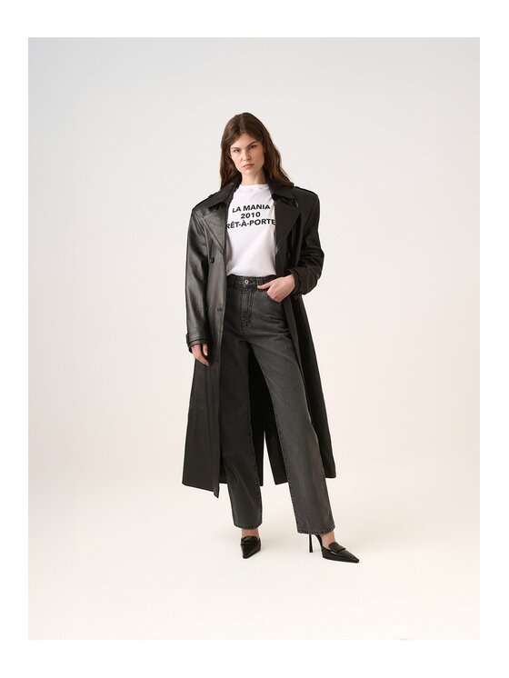 La Mania La Mania Jeansy RENEE Szary Classic Fit