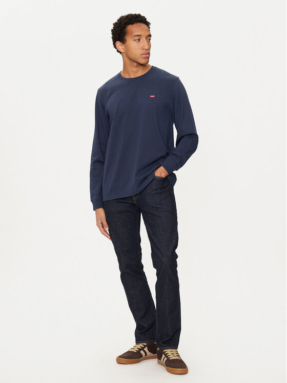 Levi's® Levi's® Longsleeve Original Logo Tee 72848-0001 Granatowy Regular Fit