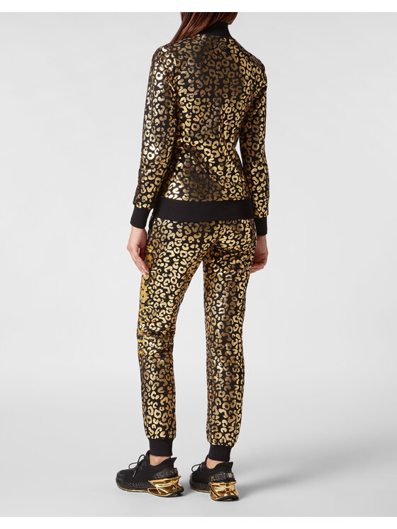 Plein Sport Plein Sport Completo top e pantaloni 1091 Oro Regular Fit