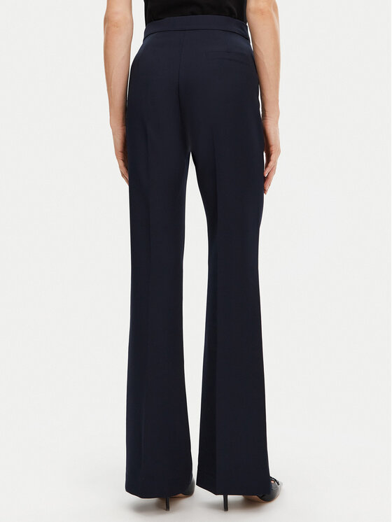 Maryley Maryley Bavlnené nohavice 25EB587/43VA Tmavomodrá Regular Fit