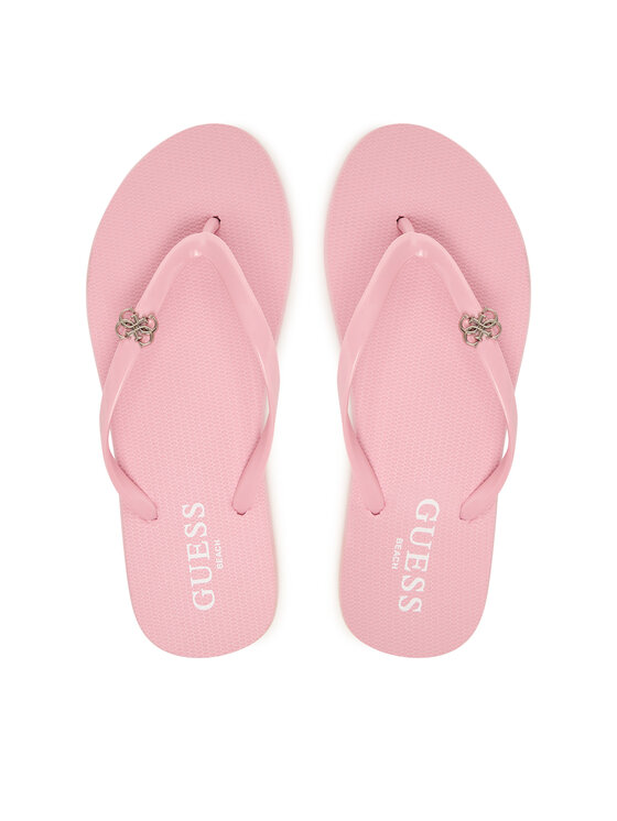 Guess Guess Žabky E6GZ14 BB00F Svetloružová