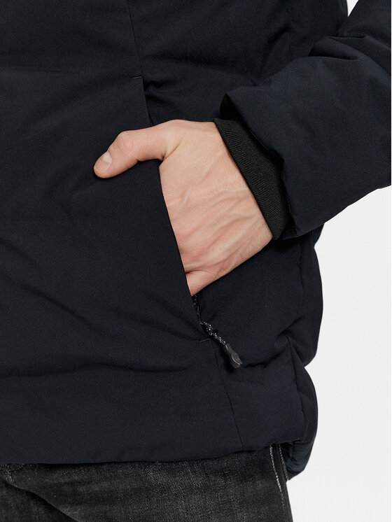 4F 4F Зимова куртка 4FAW23TDJAM249 Чорний Regular Fit
