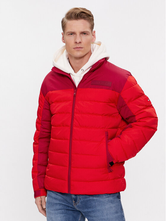 Tommy Hilfiger Giacca di transizione New York MW0MW33734 Rosso Regular Fit, taglia : L