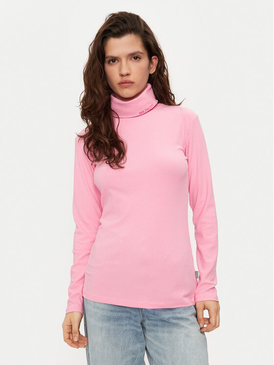 Brunotti Brunotti Bluză cu gât Menorie 2322240413 Roz Regular Fit