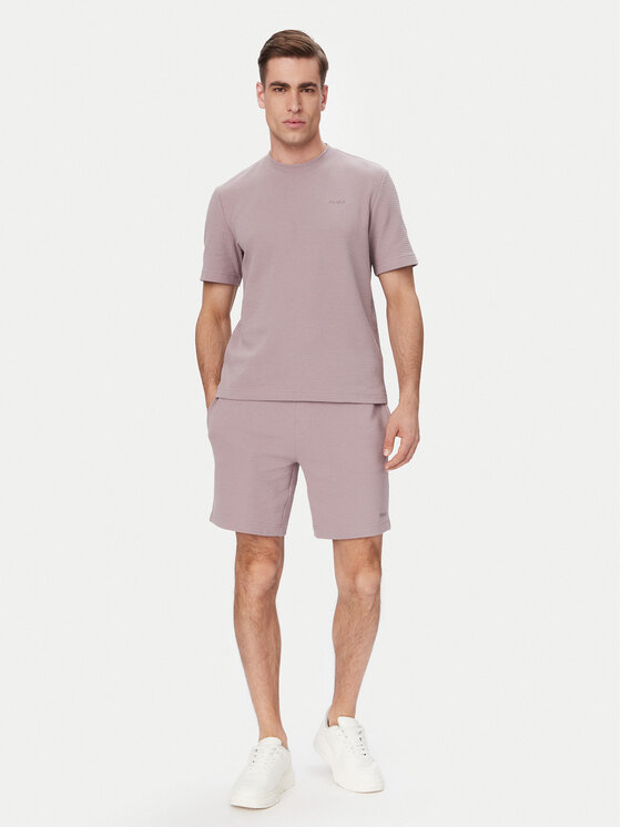 HUGO HUGO T-Shirt Austin 50532011 Różowy jasny Regular Fit