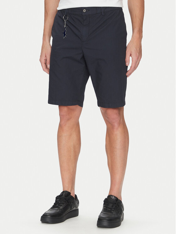 Paul&Shark Paul&Shark Šortky z materiálu 25414026 Tmavomodrá Regular Fit