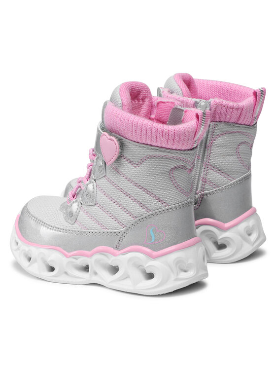 Skechers Skechers Kozaki Heart Chaser 20287N/GYPK Szary