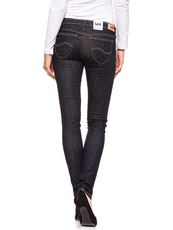 Lee Lee Jeansy TOXEY Niebieski Skinny Fit
