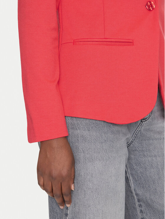 Fransa Fransa Marynarka 20605896 Czerwony Regular Fit