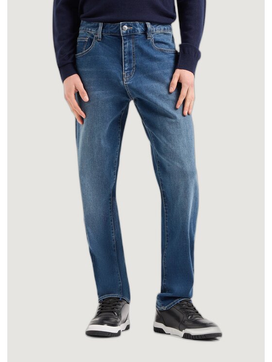 Armani Exchange Armani Exchange Jeansy 8NZJ13 Z3SHZ Niebieski Slim Fit