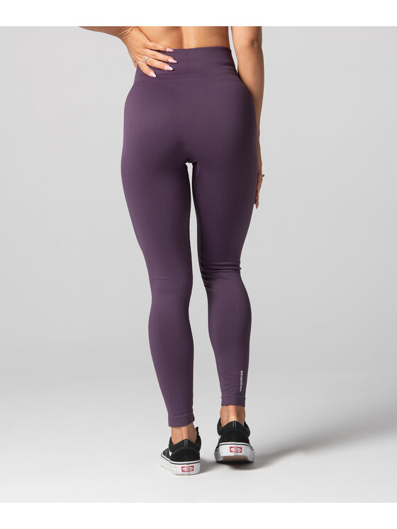 Carpatree Carpatree Legginsy Arcade Leggings Fioletowy Fitted Fit