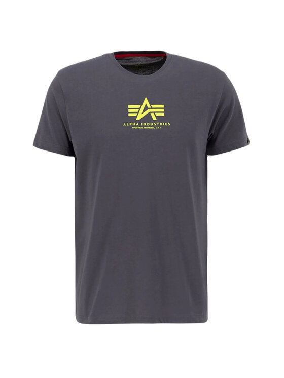 Alpha Industries Alpha Industries Tričko AI.118533-684-XL Sivá Basic Fit