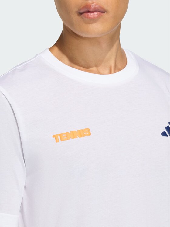 adidas adidas Koszulka techniczna 162100 Biały Regular Fit