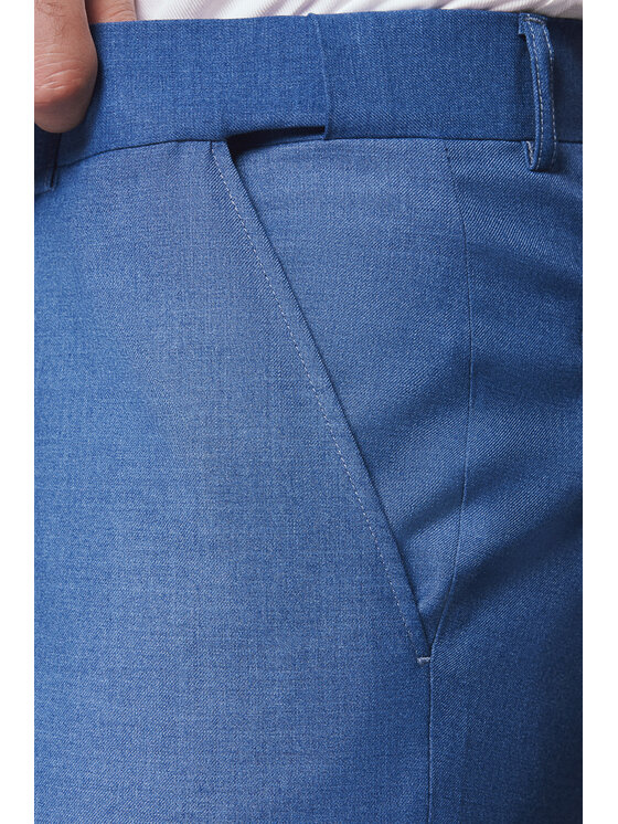 Lancerto Lancerto Garnitur Anaheim GA073125000012 Niebieski Slim Fit