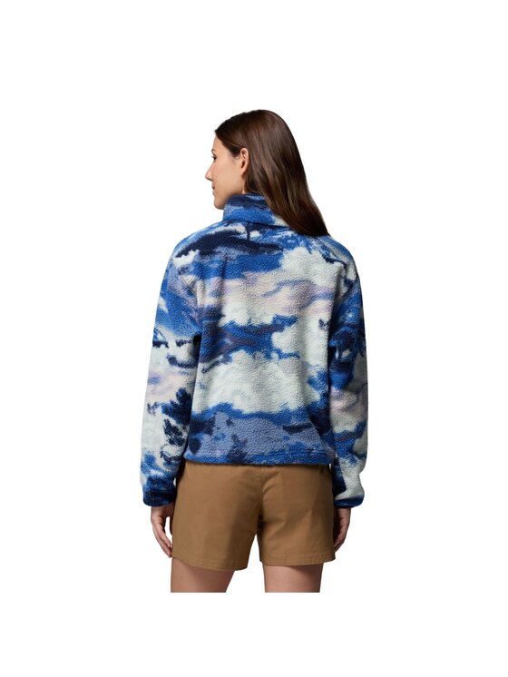 Columbia Columbia Polar Helvetia™ II Printed Cropped Half Snap Fleece Kolorowy Regular Fit