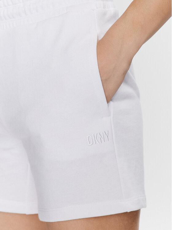 DKNY Sport DKNY Sport Спортни шорти DP3S4993 Бял Regular Fit