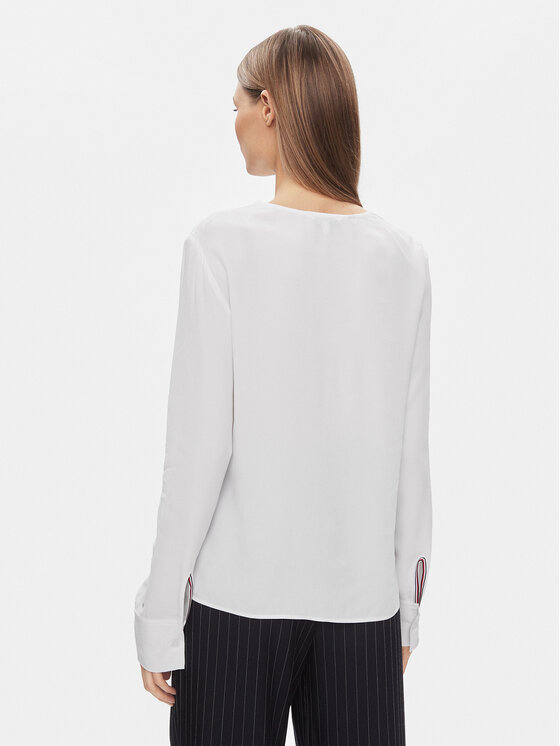 Tommy Hilfiger Tommy Hilfiger Palaidinė WW0WW40529 Balta Relaxed Fit