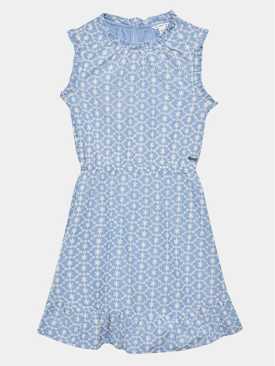 Guess Rochie de blugi J3GK32 WF6Q0 Albastru Regular Fit