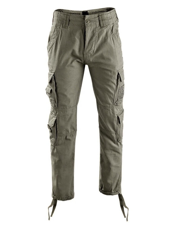 Brandit Brandit Spodnie cargo 1016.1.XXL Zielony Slim Fit