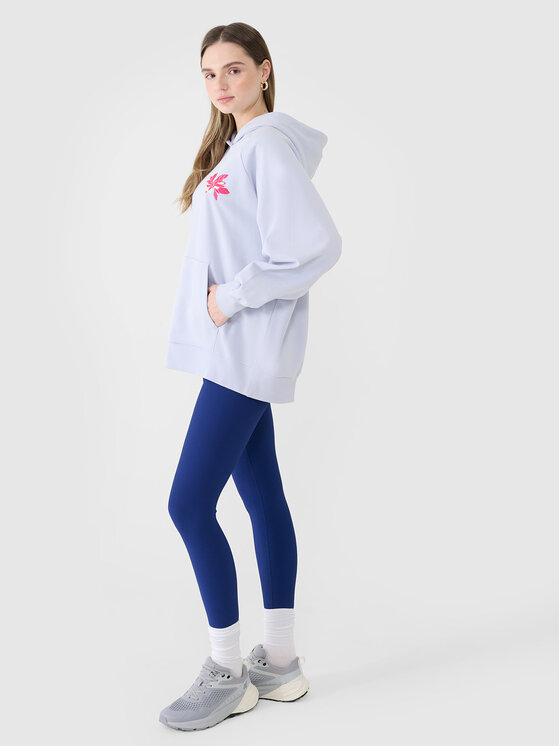 4F 4F Bluza COMMON GROUND Niebieski jasny Oversize