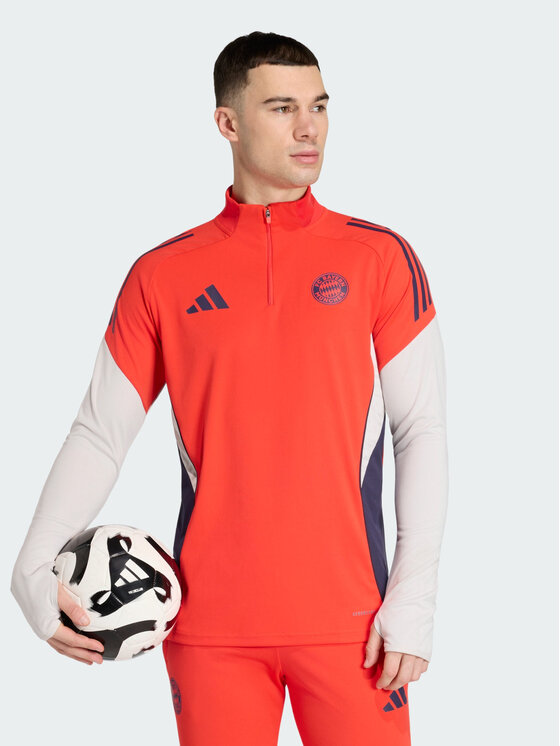 adidas adidas Bluza techniczna FC Bayern Tiro 25 Competition Training Czerwony Slim Fit