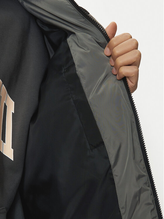 Karl Kani Karl Kani Kurtka zimowa Retro Essential 60760013 Szary Regular Fit
