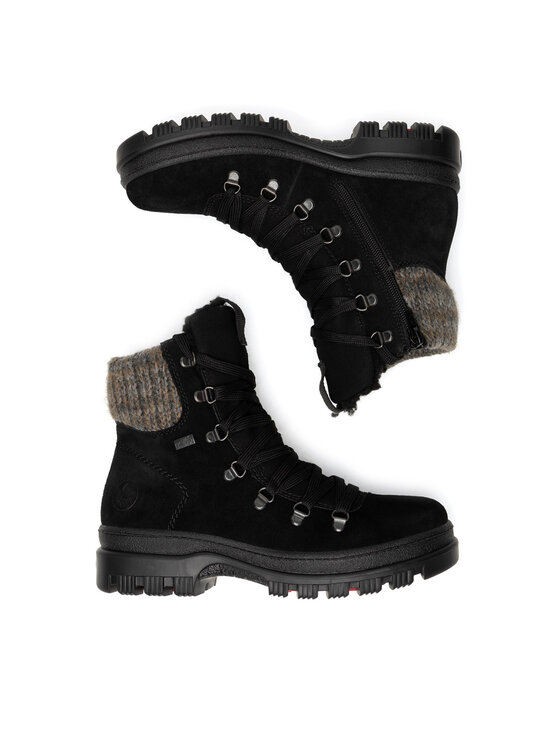 Rieker Rieker Botine X8200-00 Negru