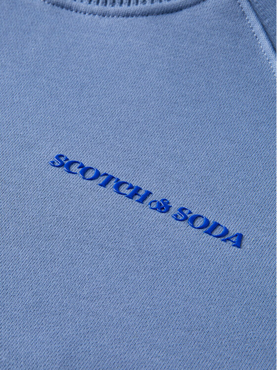 Scotch & Soda Scotch & Soda Bluza Unisex 168486 Niebieski Comfortable Fit