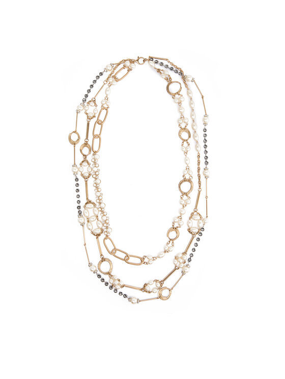 Weekend Max Mara Weekend Max Mara Колие Jabot 2525756065650 Златист