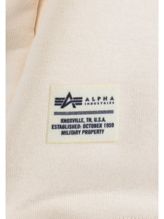 Alpha Industries Alpha Industries Bluza USN Blood Chit Sweatshirt Beżowy Regular Fit