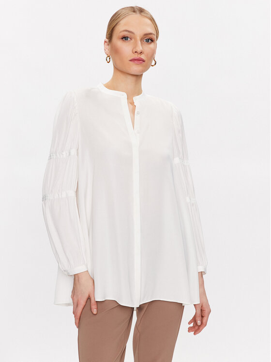 Marc Aurel Marc Aurel Košile 6066 1000 93144 Bílá Relaxed Fit