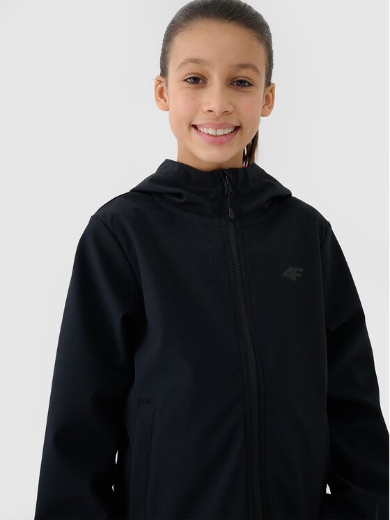 4F 4F Giacca softshell 4FJWSS25TSOFF305-20S Nero Regular Fit