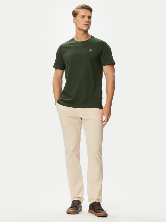 Beverly Hills Polo Club Beverly Hills Polo Club Тишърт P-SS26M-TS41740 Зелен Regular Fit