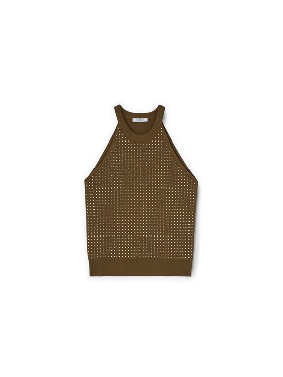 Motivi Motivi Cardigan M281W003359N015 Verde Slim Fit
