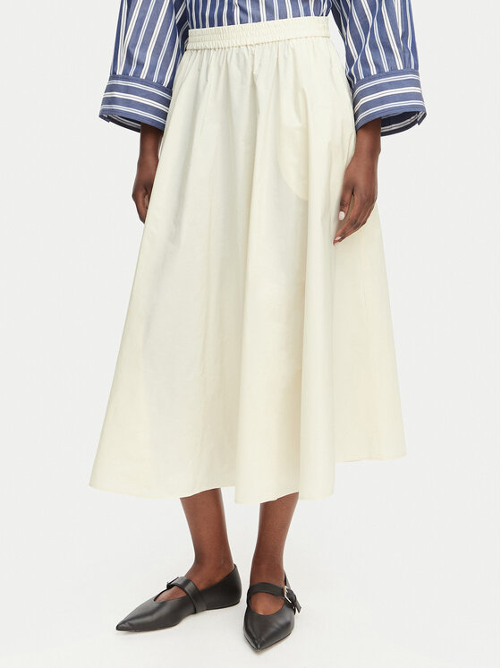 MAX&Co. Fustă midi Gonna 2616101084200 Crem Regular Fit