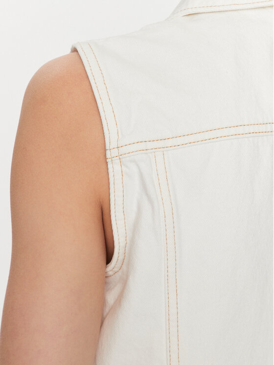 Levi's® Levi's® Γιλέκο Xs A4855-0001 Λευκό Slim Fit