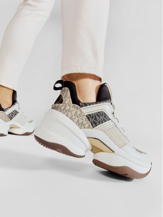 MICHAEL Michael Kors Michael Kors Сникърси Olympia Trainer 43R2OLFS1M Бял