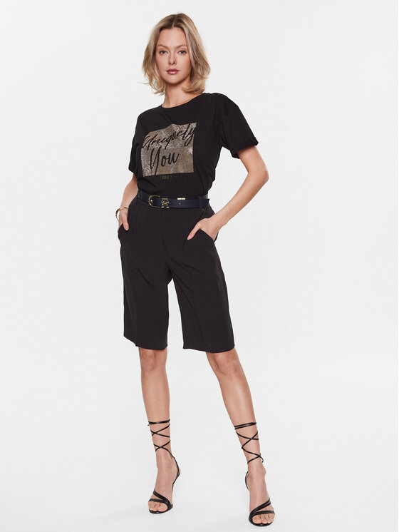 Liu Jo Liu Jo T-särk WA3277 JS923 Must Relaxed Fit