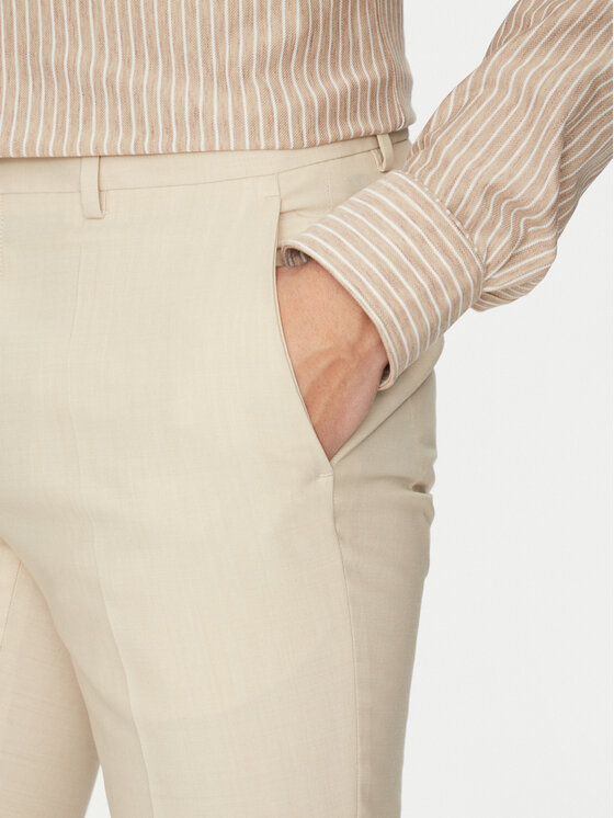 HUGO HUGO Garnitur Arti/Hesten232X 50540341 Beżowy Extra Slim Fit