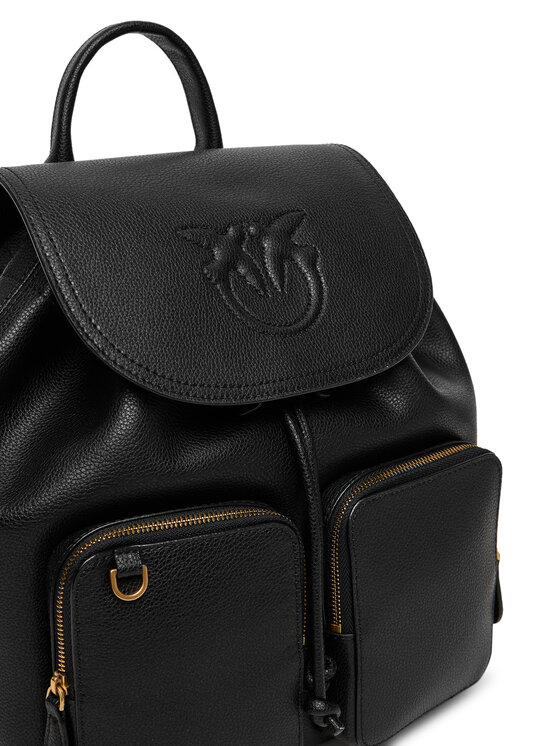 PINKO PINKO Rucksack Carrie Backpack Al 25-26 PLTT 104351 A29Q Schwarz